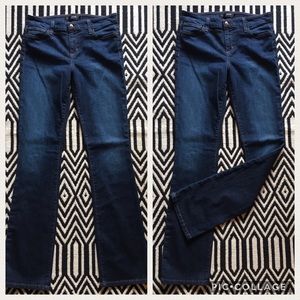 Joe's dark denim slim fit mini boot jeans